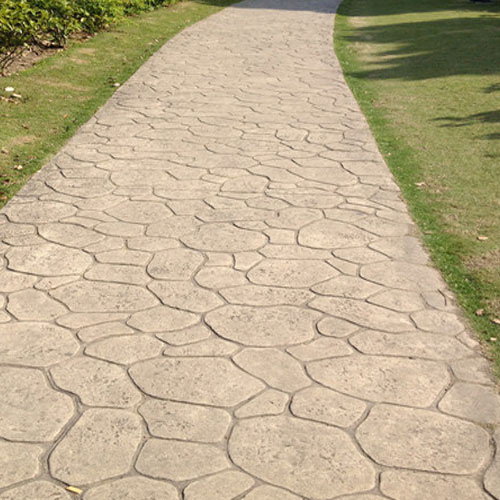 不規(guī)則多邊形壓模藝術(shù)地坪