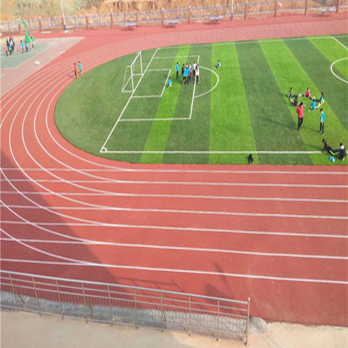 學(xué)校塑膠跑道操場(chǎng)鋪設(shè)施工